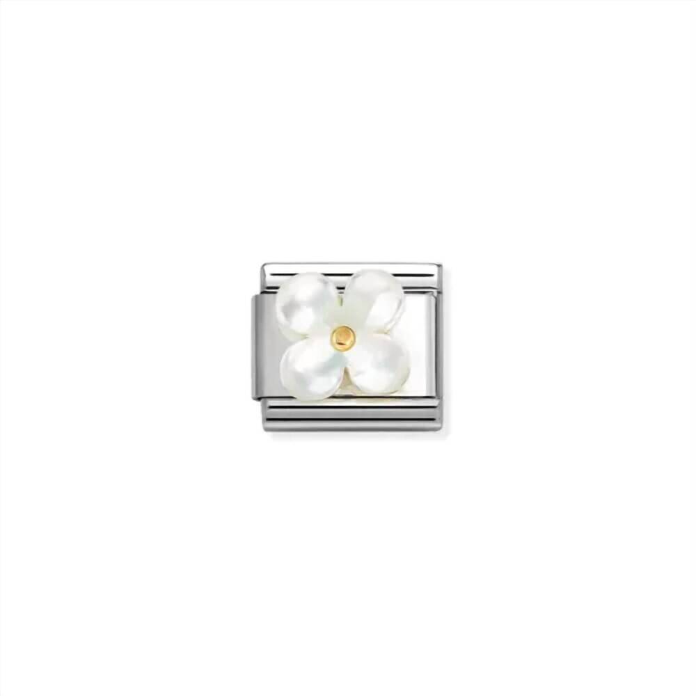NEW NOMINATION women's for her links bracelet in mother of pearl